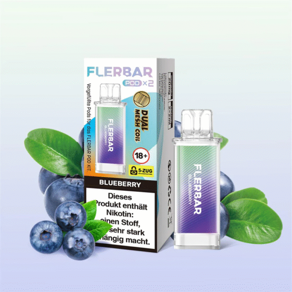 Flerbar Pod Blueberry 2x2ml