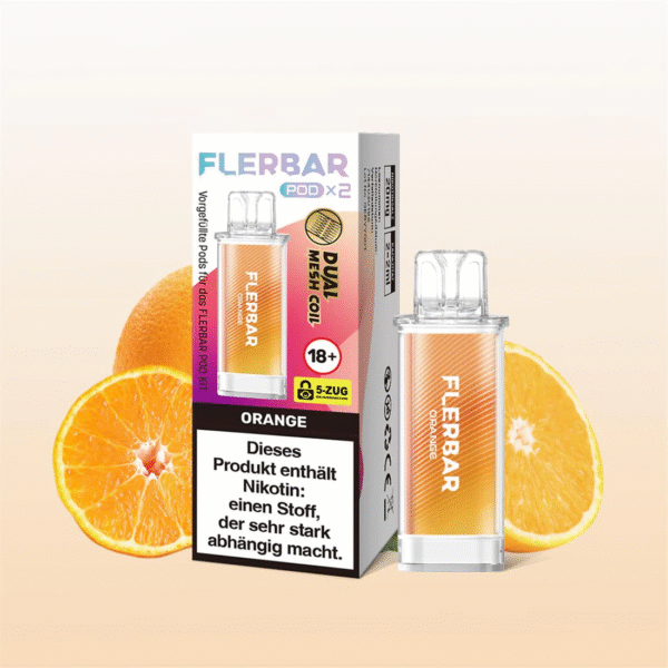 Flerbar Pod Orange 2x2ml